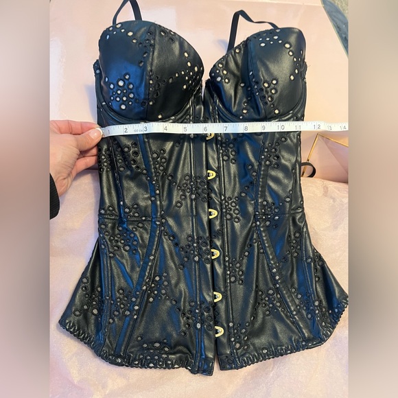 💯Auth BNIB Agent Provocateur Soiree Daniellah Leather Corset! - Picture 8 of 10